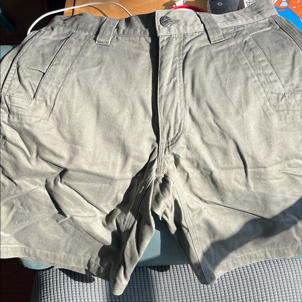 Mountain Khakis Men's Olive Green Shorts. Size 28 10 in inseam